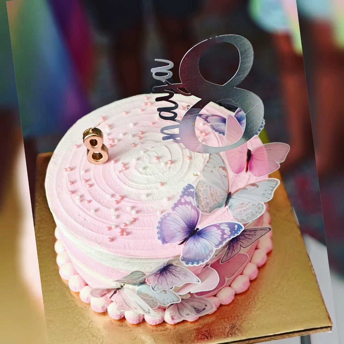 Cascading Butterfly - Cake Design