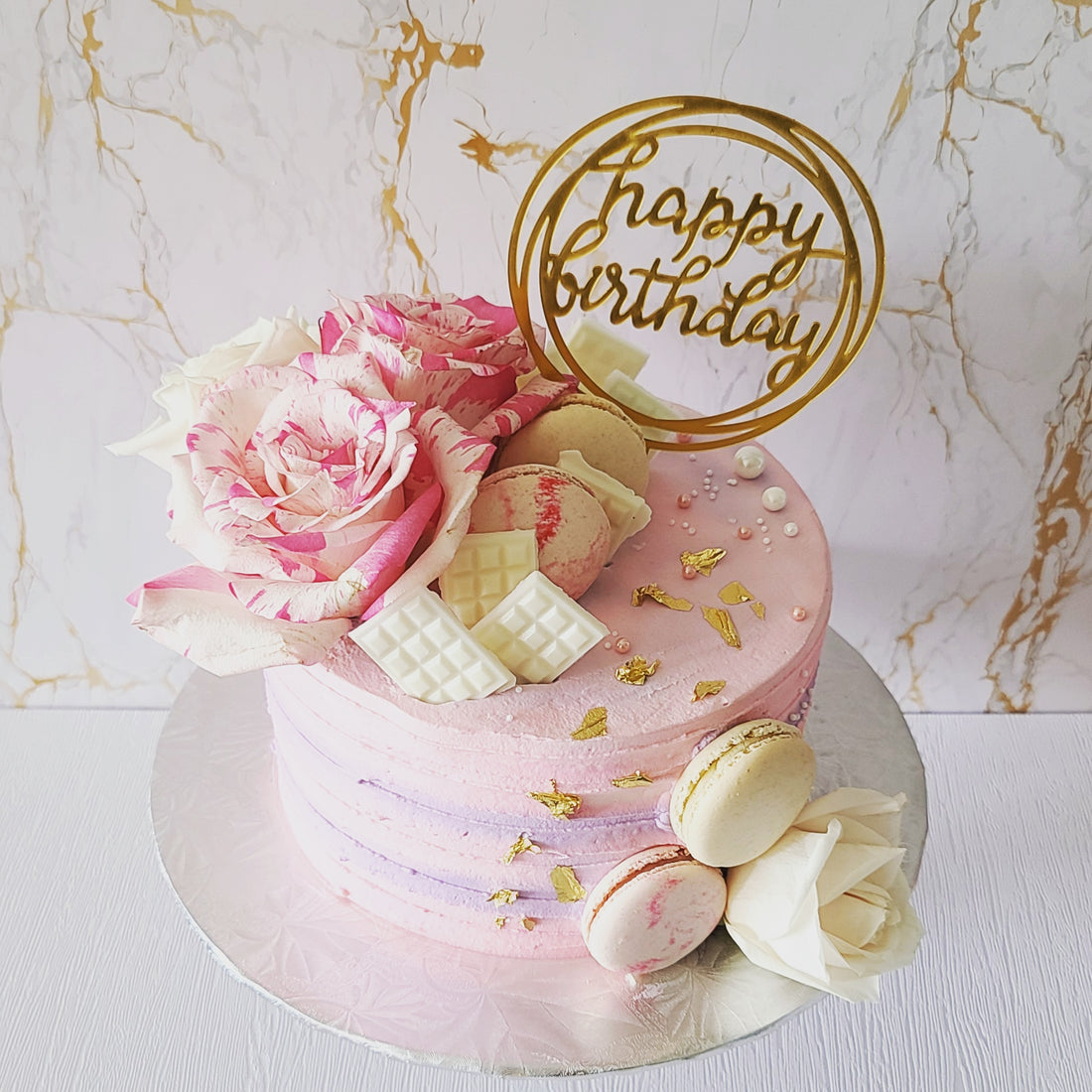 Pink bouquet - Cake Design