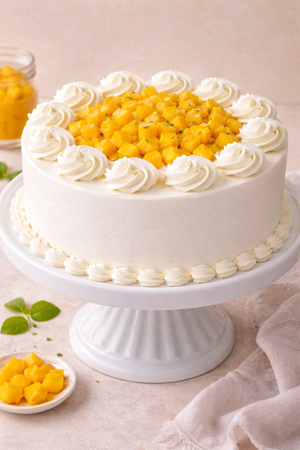 Mango Milk Cake