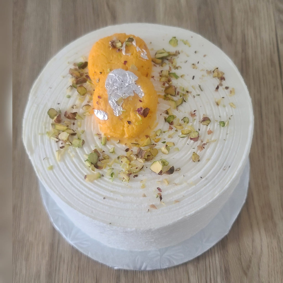 Mango Rasmalai Cake
