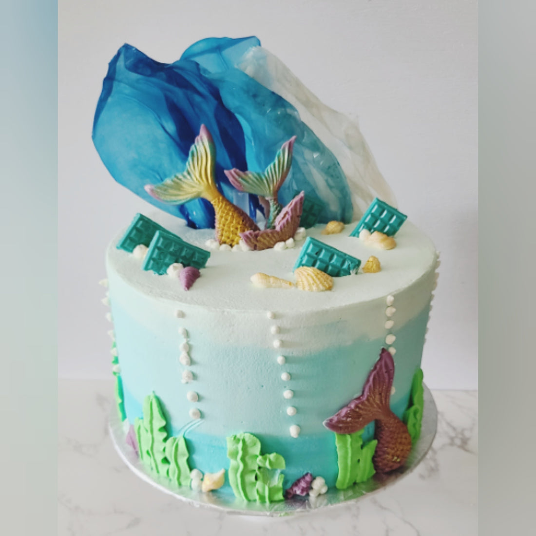 Mermaid Dive - Cake Design