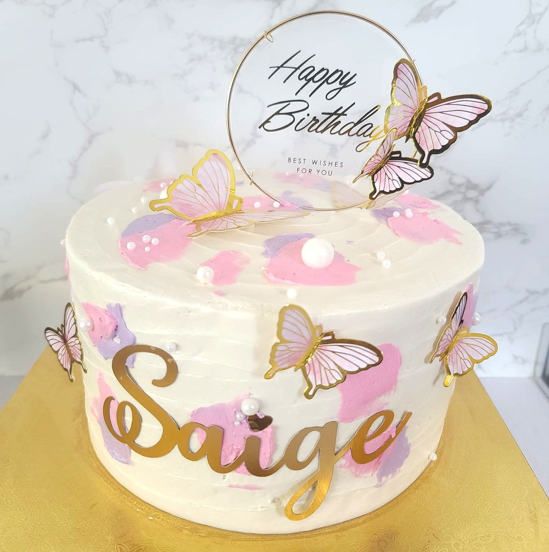 Pearl & Butterfly - Cake Design