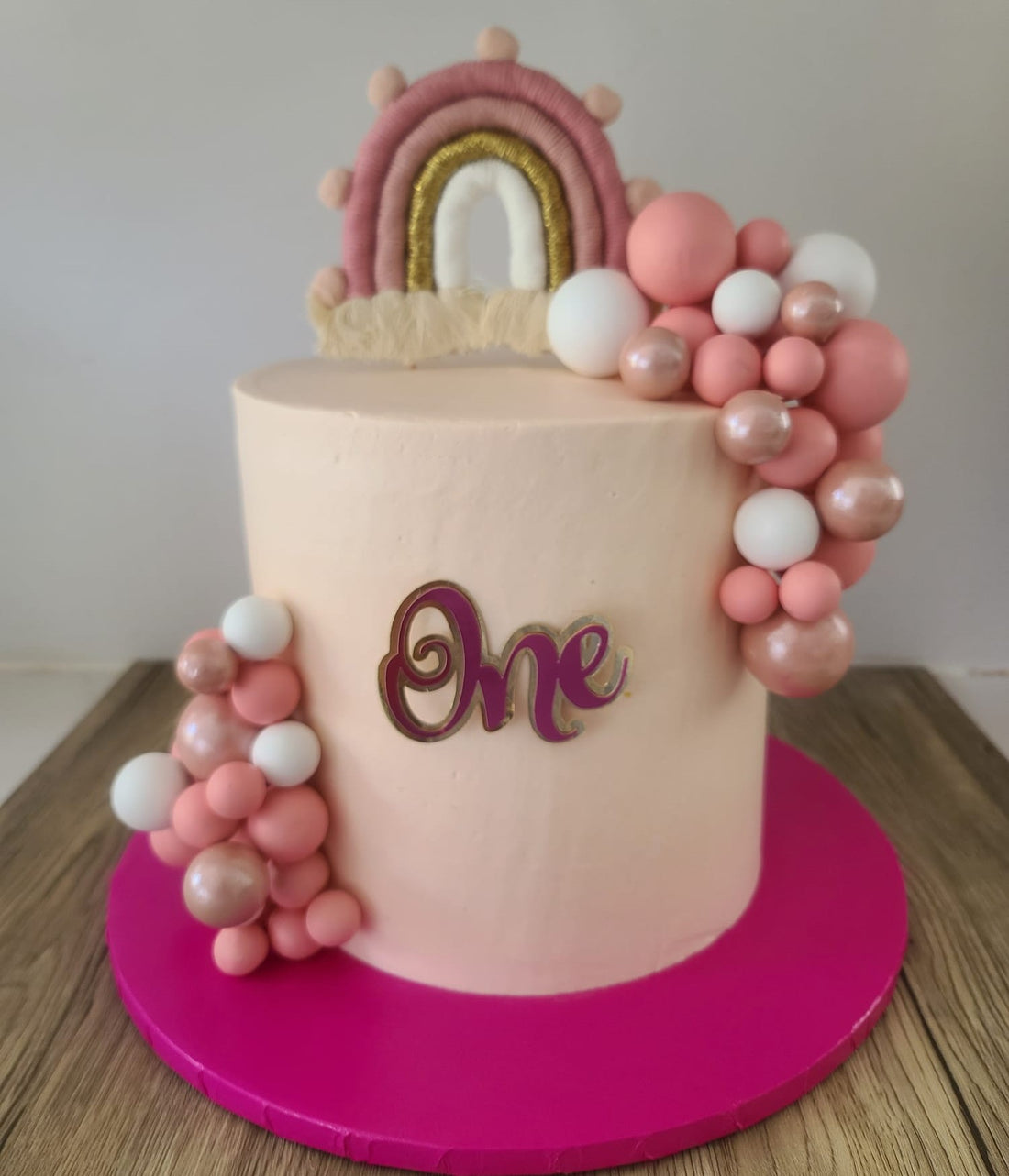 Pink Rainbow Boho - Cake Design