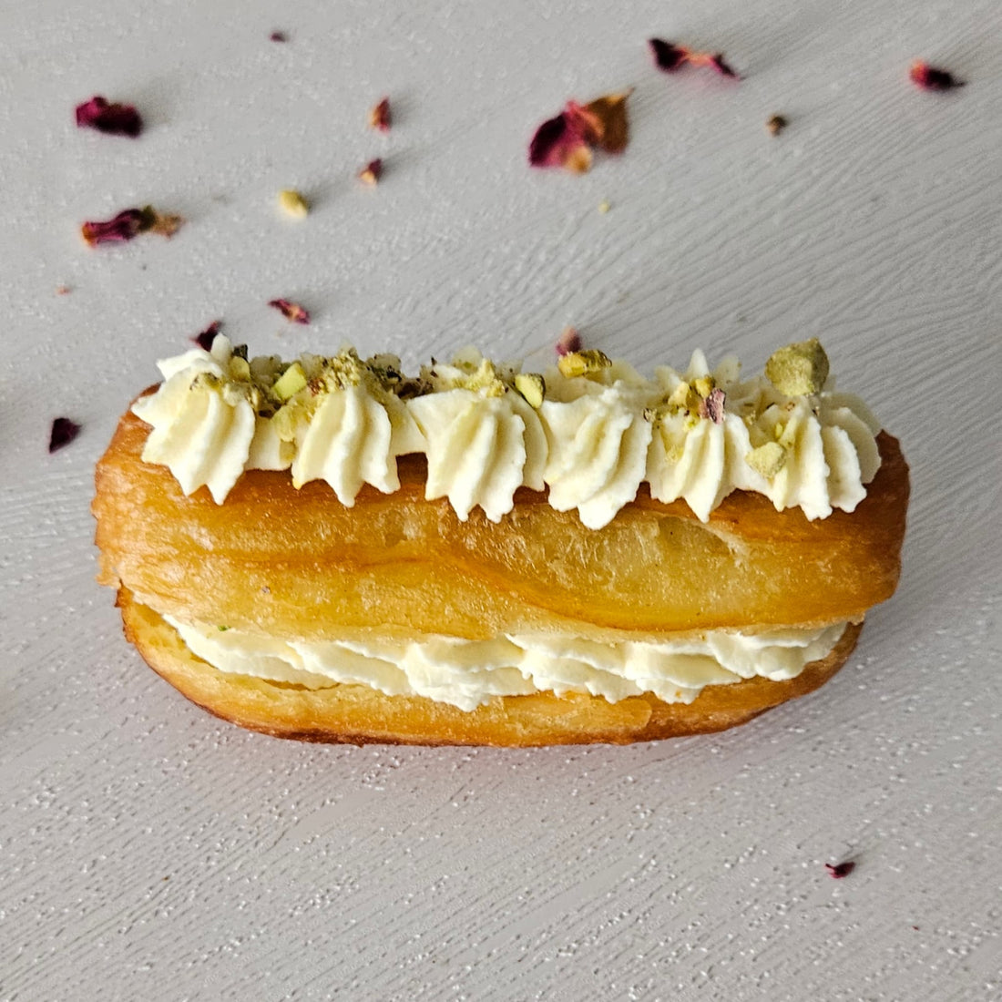 Pistachio cream stuffed Churros