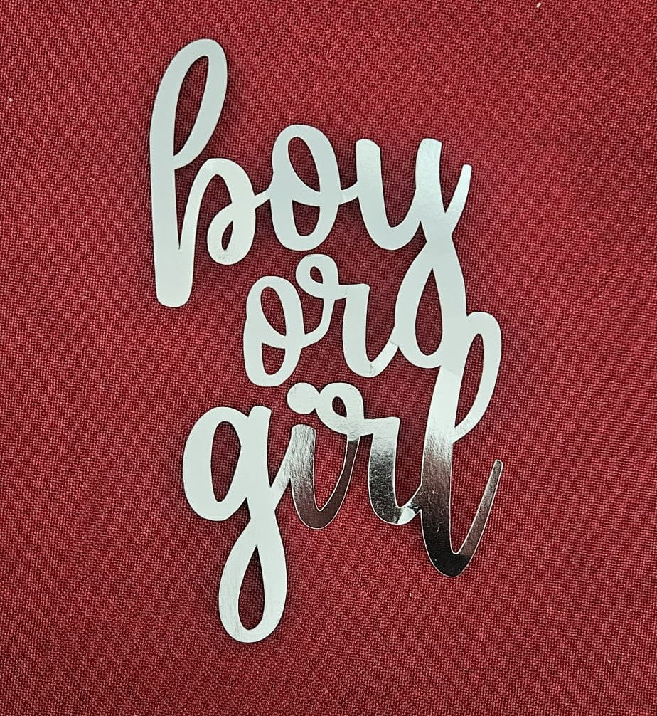 Boy or Girl? - Cardstock