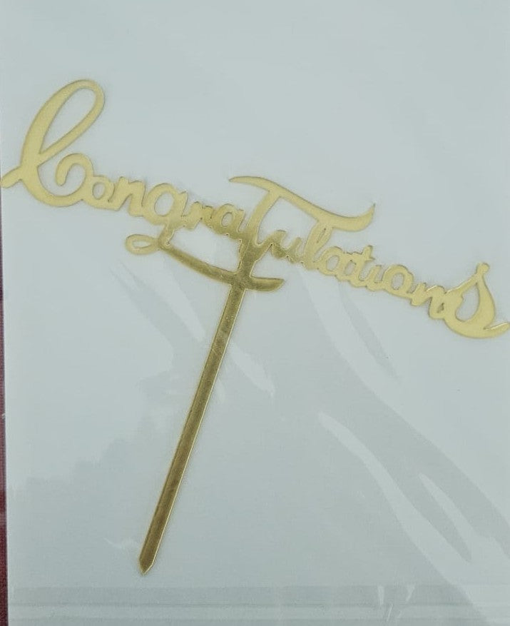 Congratulations - Acrylic / Cardstock