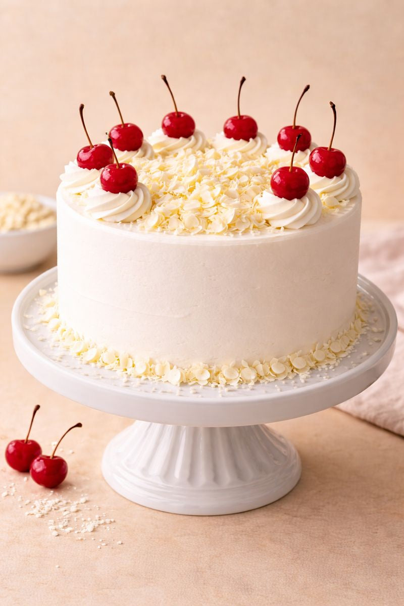 White Forest Cake