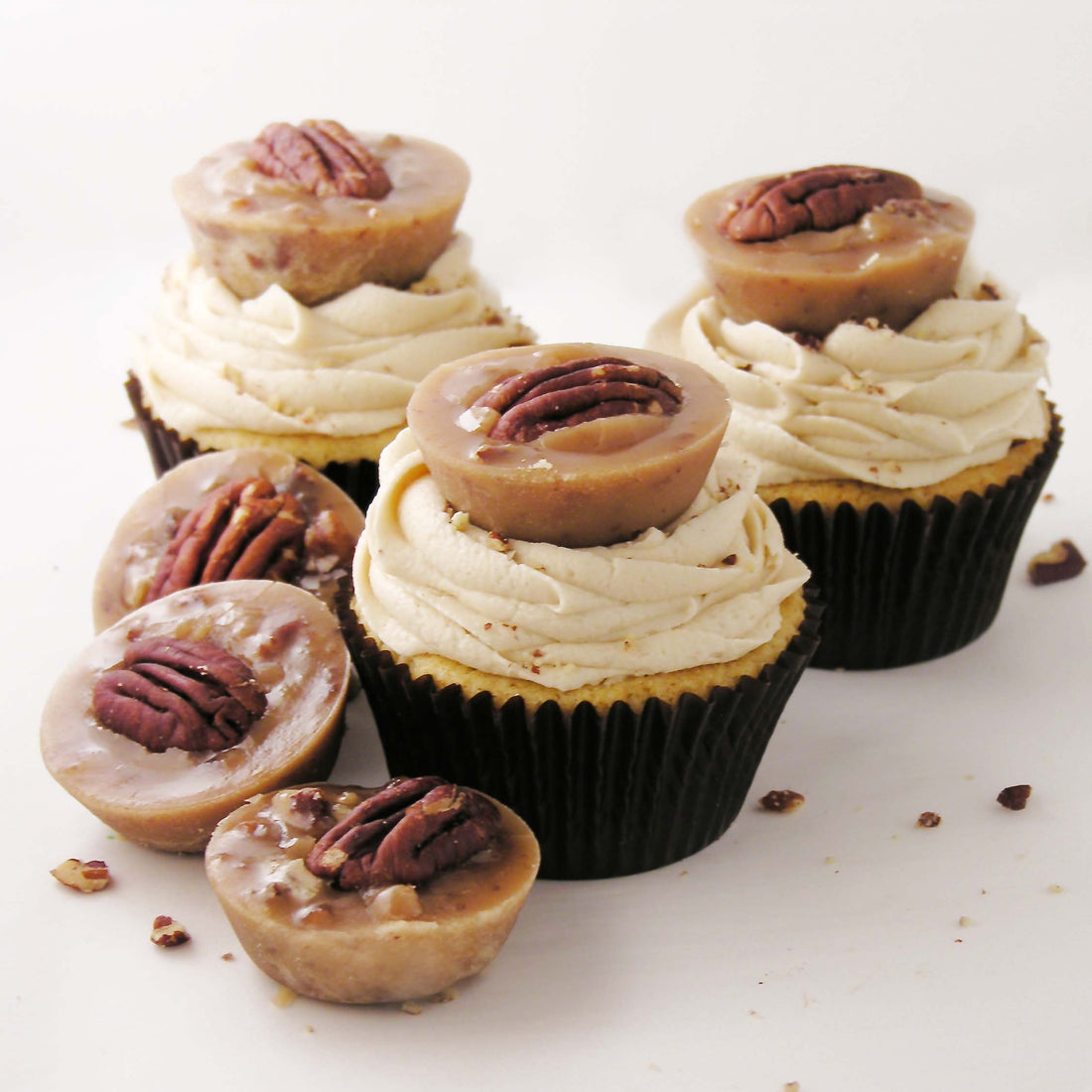 Praline and Cream Cupcake